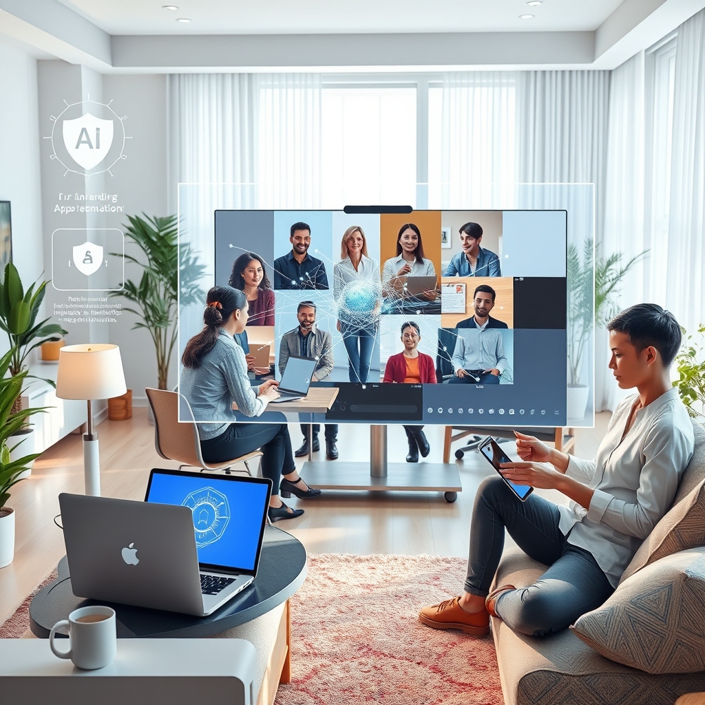 The Symbiosis of AI and Remote Work: Crafting the Future of Productivity, Security, and Human-Centric Workplaces